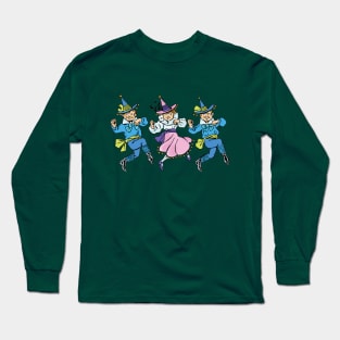 Vintage Munchkins from the Wizard of Oz Long Sleeve T-Shirt